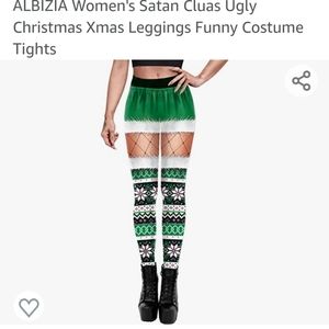 Ugly Christmas sweater leggings